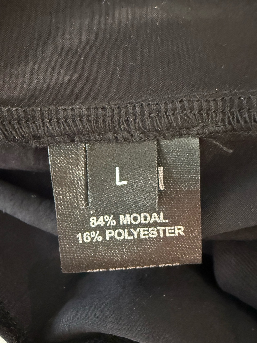 Ruti The Light Poplin Go-To Skirt Black Drapey Elastic Waist Pockets Size Large - Picture 10 of 11